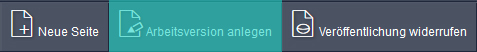 arbeitsversion anlegen