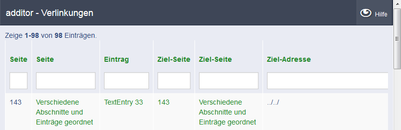 Link management