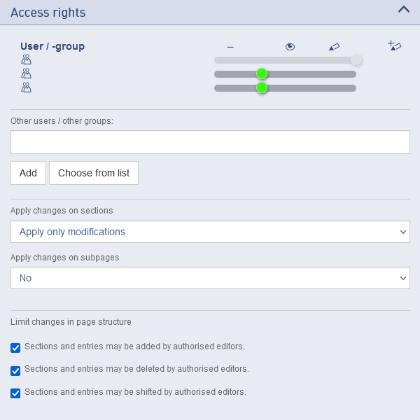 authorisations